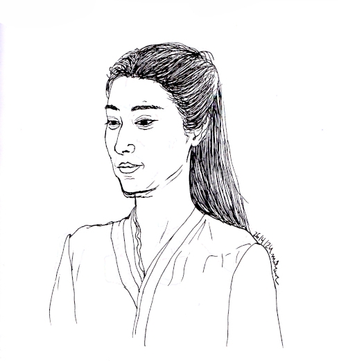 pensive woman